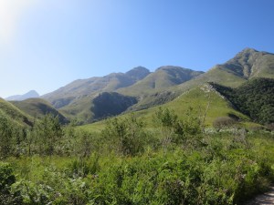 View of the mountains