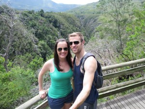 View up the valley at Storms River