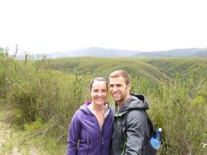 View back across the nature reserve