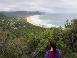 Sonia soaking in the views