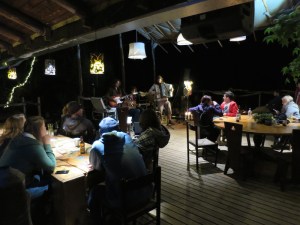 Live music at our lovely hostel