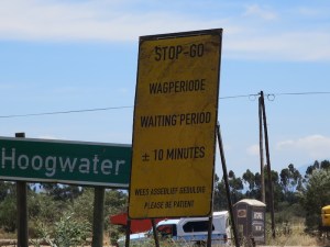 You can expect to wait a while at traffic lights