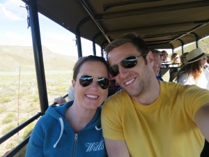 Enjoying our first game drive