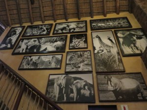 Artwork in the banquet hall