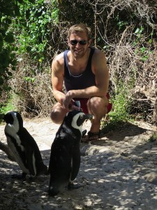 Rich's first penguin encounter