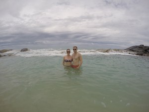 Cooling off in the Champagne Pools