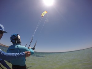 Glaring at the sun/kite