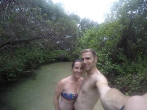 Sonia and Rich in Eli Creek