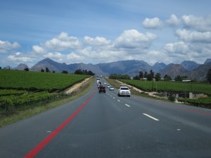 Not a bad view while driving!