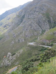 The winding mountain roads