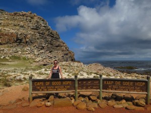 Sonia at Cape of Good Hope