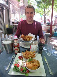 Lovely lunch in Cape Town