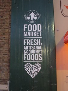 We had gorgeous food at the food market