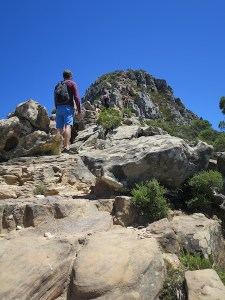Nearly at the top of Lions Head