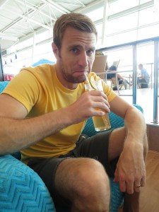 Rich's sad face about leaving South Africa