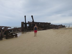 Rich and the Maheno shipwreck