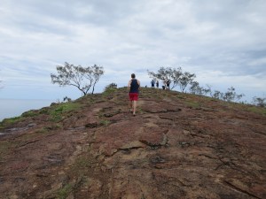 Rich on the final ascent to Indian Head