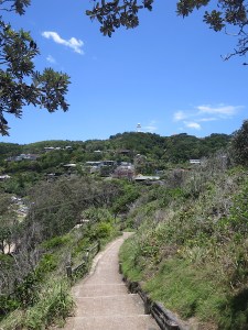 The walk to the lighthouse