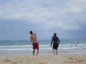 The ball is launched....