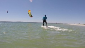 Rich up and running with his water starts