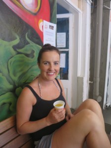 Bucks fizz for Sonia on Christmas morning