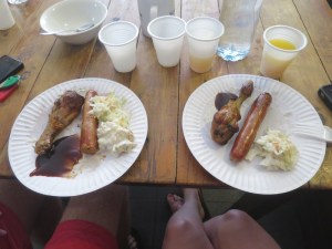 Our Australian Christmas BBQ dinner