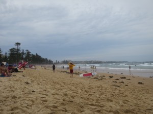 Manly beach, a bit overcast!