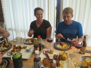 Our hosts for the day, Shelley and Henrik