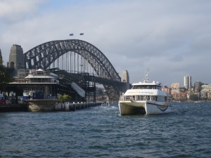 The Arafura Pearl coming to pick us up