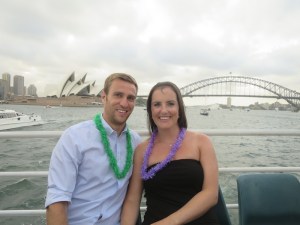 Heading out into the harbour with sights of the city, Opera House and Harbour Bridge