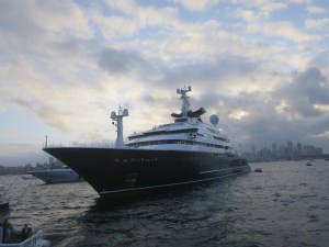 The super yacht 'Octopus'