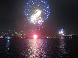 Lighting up the night sky