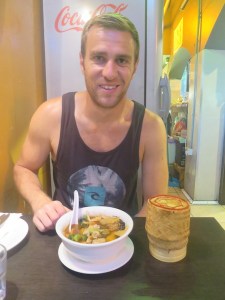 Rich's hot hot hot thai meal on New Years Day