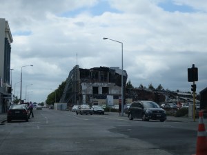 Quake damage was clearly still visible nearly three years on