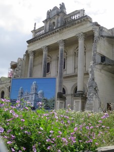 Picture showing the cathedral before the earthquake