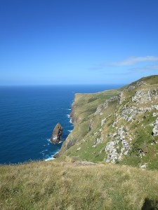 The coastline around the chasms