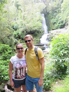 Rich and Sonia by the McLean Falls