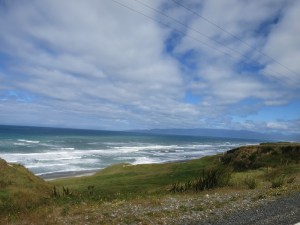 Our final glimpse of the ocean along the Southern Scenic Route