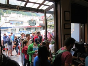 There's always a queue out of the door at Fergburger