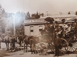 Arrowtown Post Office during the gold mining days