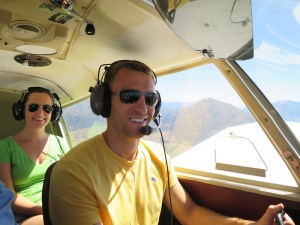 The pilot and his passenger!