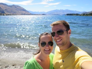Sonia and Rich enjoying a lakeside walk