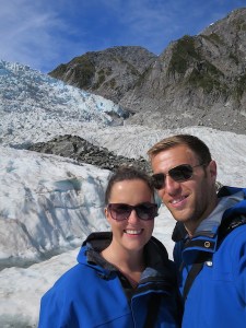 Two happy Lambs ready for the glacier hike