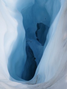 We didn't want to fall down any holes!