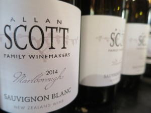 Our first stop on the wine tour, Allan Scott winery