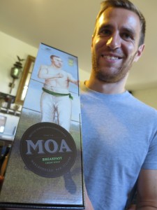 Rich happy with the purchase of a magnum of MOA breakfast beer
