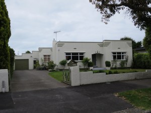 One of many art deco style houses in Napier