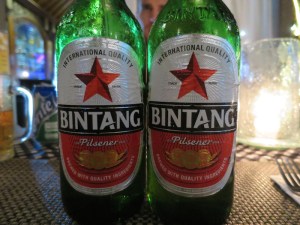 Bintang beer - the local brew
