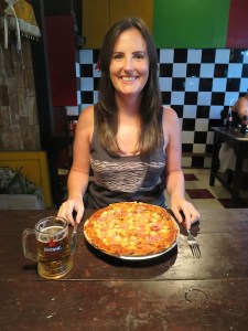 Rich enjoying a bintang