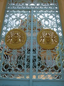 The gates of The Royal Palace